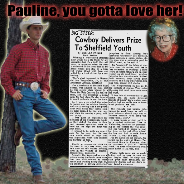 Pauline, you gotta love her!