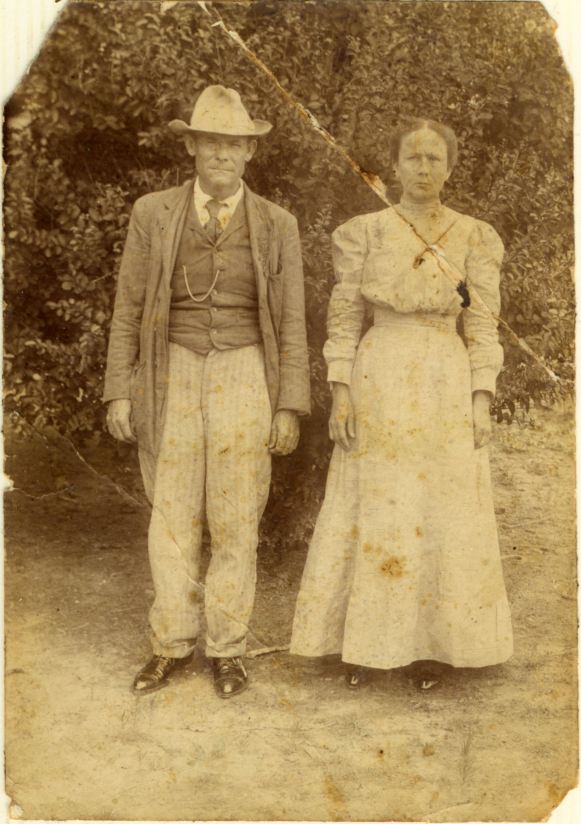 James Henry Vandiver and his wife Nancy Emma Pennington